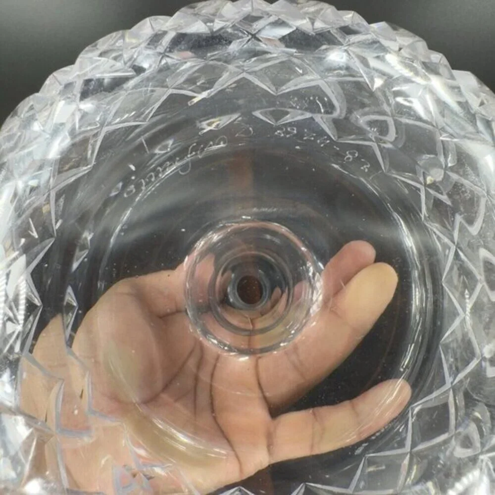Orrefors Elisabeth Clear‎ Crystal Decanter Bottle With Stopper Heavy Luxurious